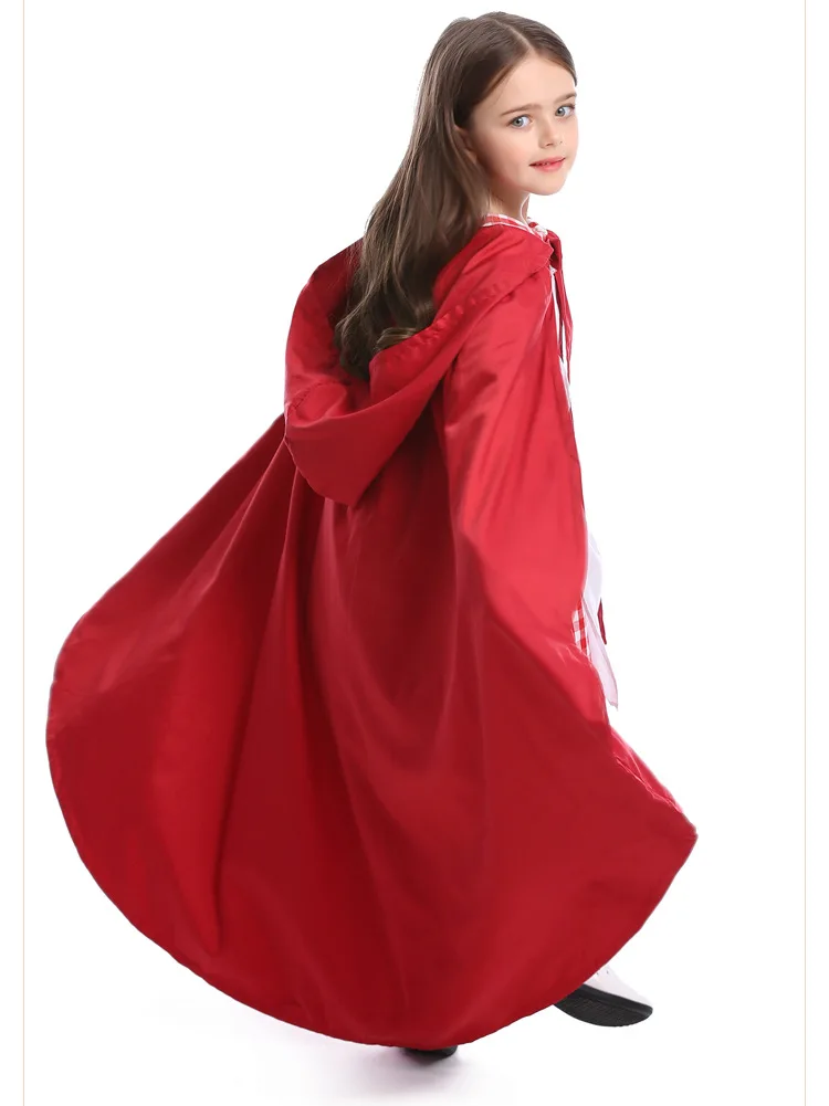 Red Children Anime Cosplay Cape Hooded Robe Cloak Clothing for Kids Girls Carnival Halloween Party Costume Accessory
Red Children Anime Cosplay Cape Hooded Robe Cloak Clothing for Kids Girls Carnival Halloween Party Costume Accessory