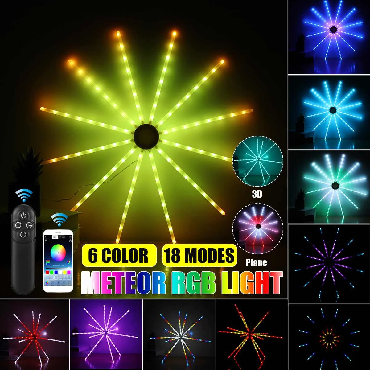 Meteor RGB Lighting Symphony Dynamic Birthday Christmas Party Outdoor Night Light Strobe Windmill Firework Wedding Decorate Lamp
Meteor RGB Lighting Symphony Dynamic Birthday Christmas Party Outdoor Night Light Strobe Windmill Firework Wedding Decorate Lamp