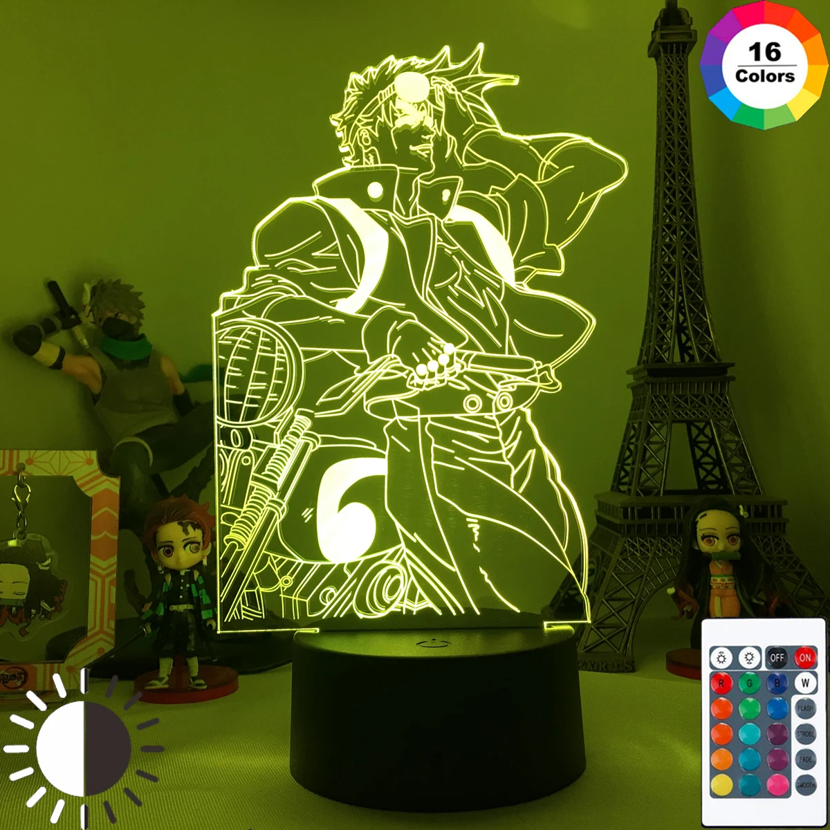 3d Lamp Anime JoJo Bizarre Adventure for Bedroom Decor Light Birthday Gift Manga Jojo Figure Jotaro Kujo Led USB LED Night Light
3d Lamp Anime JoJo Bizarre Adventure for Bedroom Decor Light Birthday Gift Manga Jojo Figure Jotaro Kujo Led USB LED Night Light