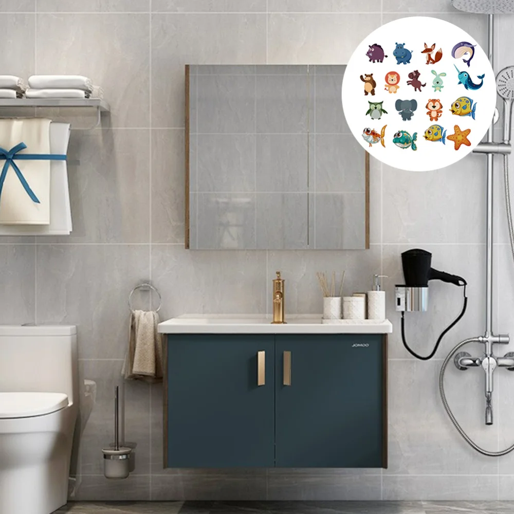 20Pcs Cartoon Waterproof Bathtub Stickers Adorable Anti-Slip Bathroom Stickers 
20Pcs Cartoon Waterproof Bathtub Stickers Adorable Anti-Slip Bathroom Stickers