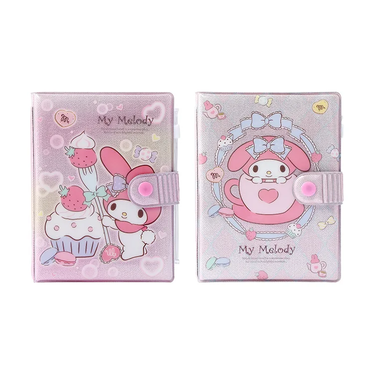 New Kawaii Melody Strawberry Rabbit Hand Ledger Cartoon Cute Notebook Student Coloring Page Girl Heart Magnetic Buckle Book
New Kawaii Melody Strawberry Rabbit Hand Ledger Cartoon Cute Notebook Student Coloring Page Girl Heart Magnetic Buckle Book