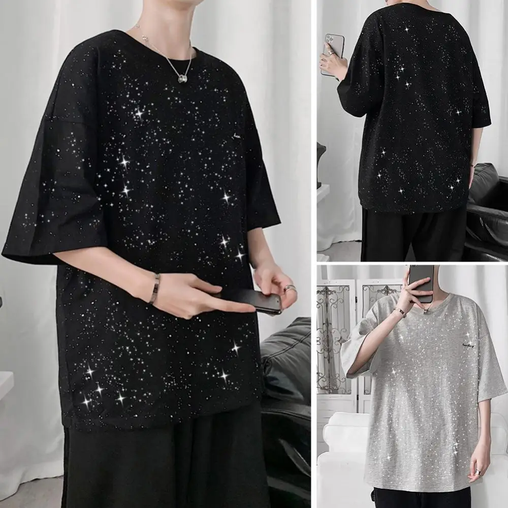 70% Hot Sell Men Summer Fashionable All Match Loose Short-sleeved O Neck Base T-shirt Top
70% Hot Sell Men Summer Fashionable All Match Loose Short-sleeved O Neck Base T-shirt Top