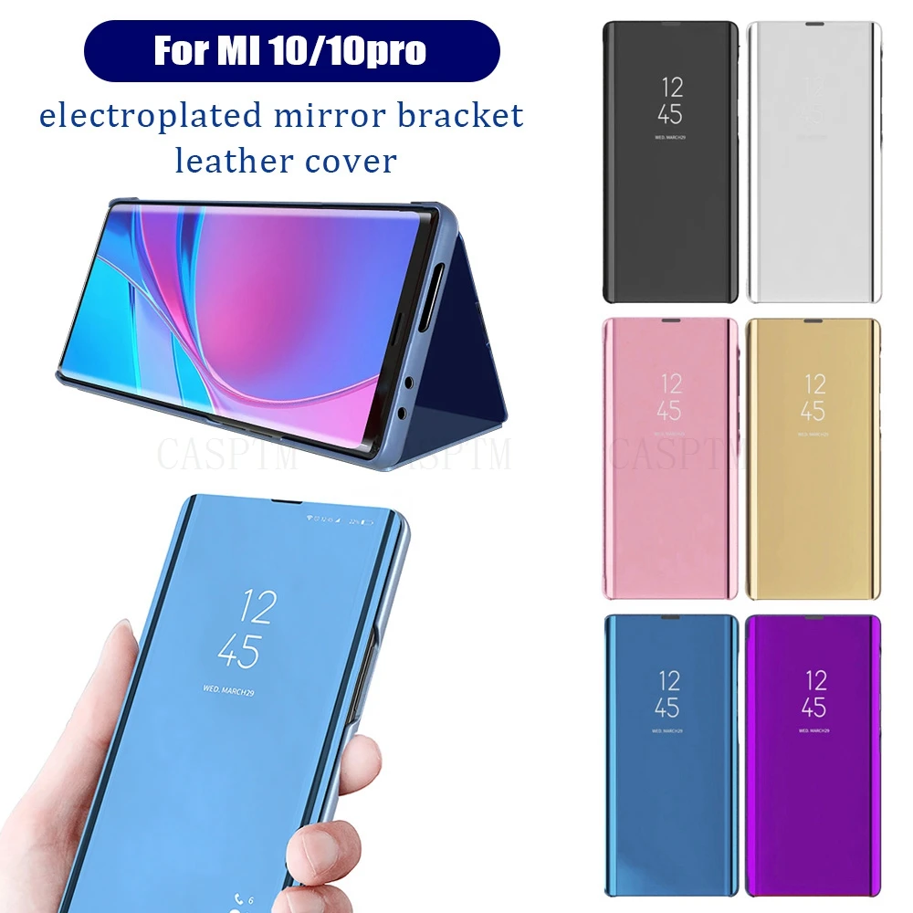 Чехол для Xiaomi Redimi Mi10Lite Mi10pro Note10 Mi8 зеркальный флип чехол Redmi9 10X5G Note9 Note8 Note8pro Note9s pro 8A