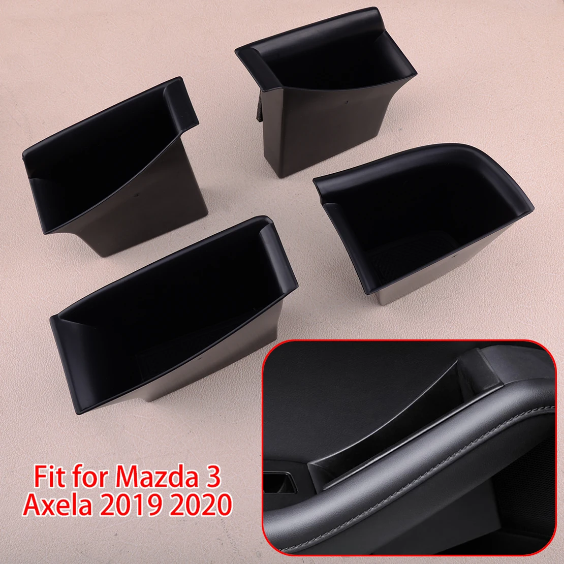 4Pcs Front Rear Car Door Handle Armrests Storage Box Tray Holder Organizer fit for Mazda 3 Axela 2019 2020
4Pcs Front Rear Car Door Handle Armrests Storage Box Tray Holder Organizer fit for Mazda 3 Axela 2019 2020