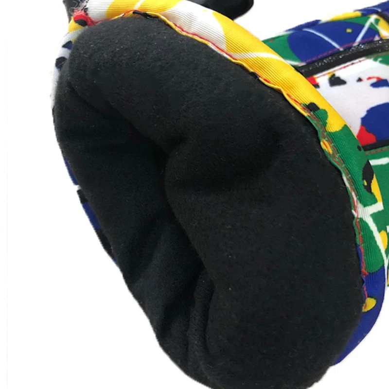 Adult Winter Warm Waterproof Snow Ski Gloves Colorful Graffiti Printed Thermal Plush Lined Non-Slip Snowboard Mittens
Adult Winter Warm Waterproof Snow Ski Gloves Colorful Graffiti Printed Thermal Plush Lined Non-Slip Snowboard Mittens