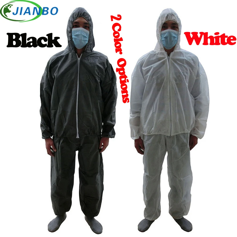 Disposable Jumpsuit Work SMS Painting Food Workshop Laboratory Safety Pesticide Chemical White Split Clothing Protective Suit
Disposable Jumpsuit Work SMS Painting Food Workshop Laboratory Safety Pesticide Chemical White Split Clothing Protective Suit