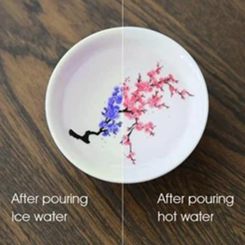 Hot And Cold Double Sense Sakura Cup Magical Water-changing Wine Cup Japanese Ceramic Teacup Bowl
Hot And Cold Double Sense Sakura Cup Magical Water-changing Wine Cup Japanese Ceramic Teacup Bowl