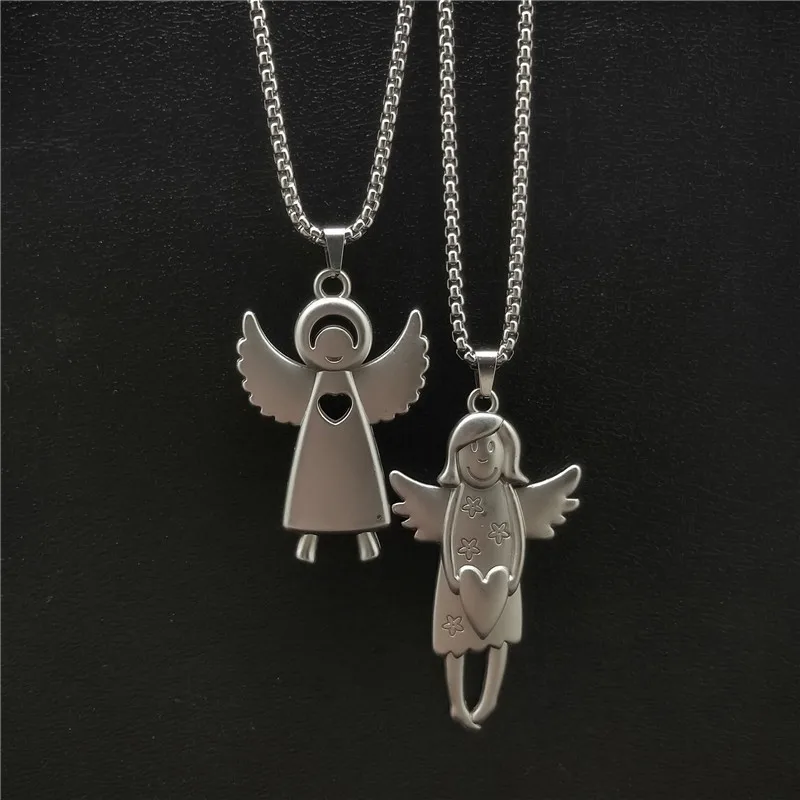 Necklace One Pair of Lovers Little Angel Pendant Men and Women Trendy Girlfriends Two Hip-hop Retro Pendant Pendant
Necklace One Pair of Lovers Little Angel Pendant Men and Women Trendy Girlfriends Two Hip-hop Retro Pendant Pendant