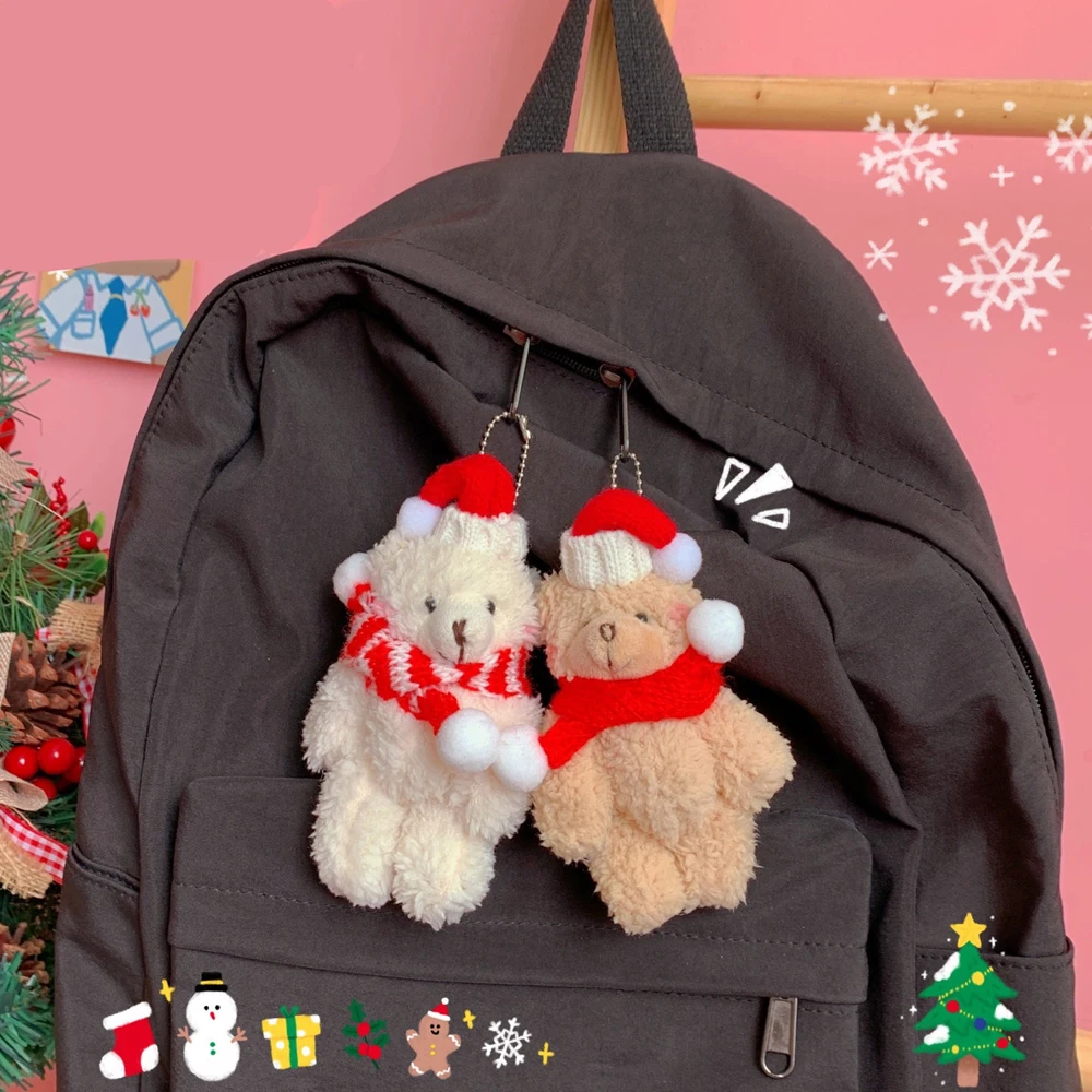 Cute Cartoon Scarf Bear Keychain Toys For Baby Kids Plush Brown White Animals Keychain Car Backpack Accessories Jewelry Gifts
Cute Cartoon Scarf Bear Keychain Toys For Baby Kids Plush Brown White Animals Keychain Car Backpack Accessories Jewelry Gifts