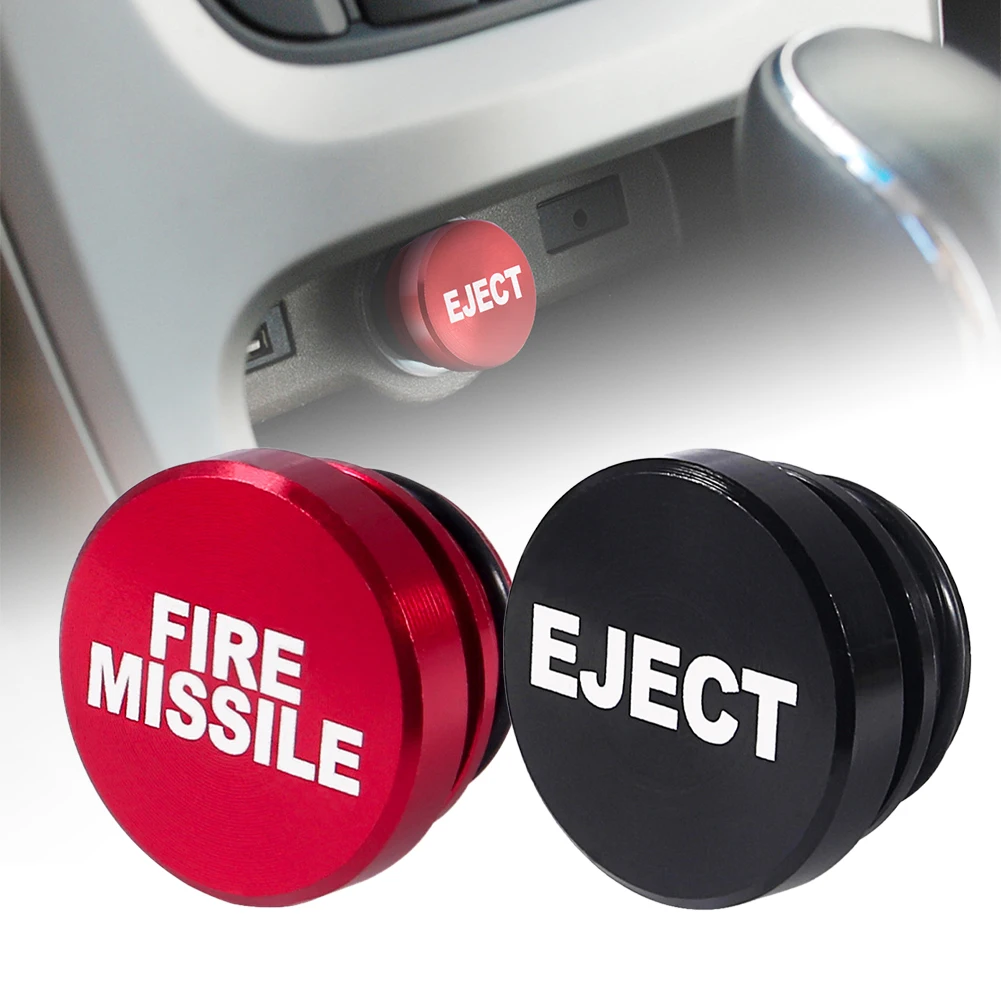 Car Cigarette Outlet Cover Socket Plug Universal Eject Fire Missile Button 12V Car Cigarette Lighter Cover Auto Accessories
Car Cigarette Outlet Cover Socket Plug Universal Eject Fire Missile Button 12V Car Cigarette Lighter Cover Auto Accessories