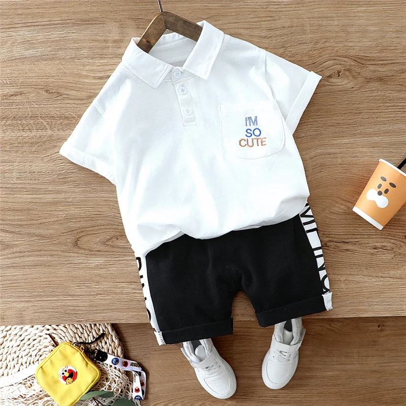 Kids Suits 2021 Summer Baby Boys Clothing Sets Infant Clothes Short Sleeve T Shirt Shorts Children Casual Vacation Costume
Kids Suits 2021 Summer Baby Boys Clothing Sets Infant Clothes Short Sleeve T Shirt Shorts Children Casual Vacation Costume