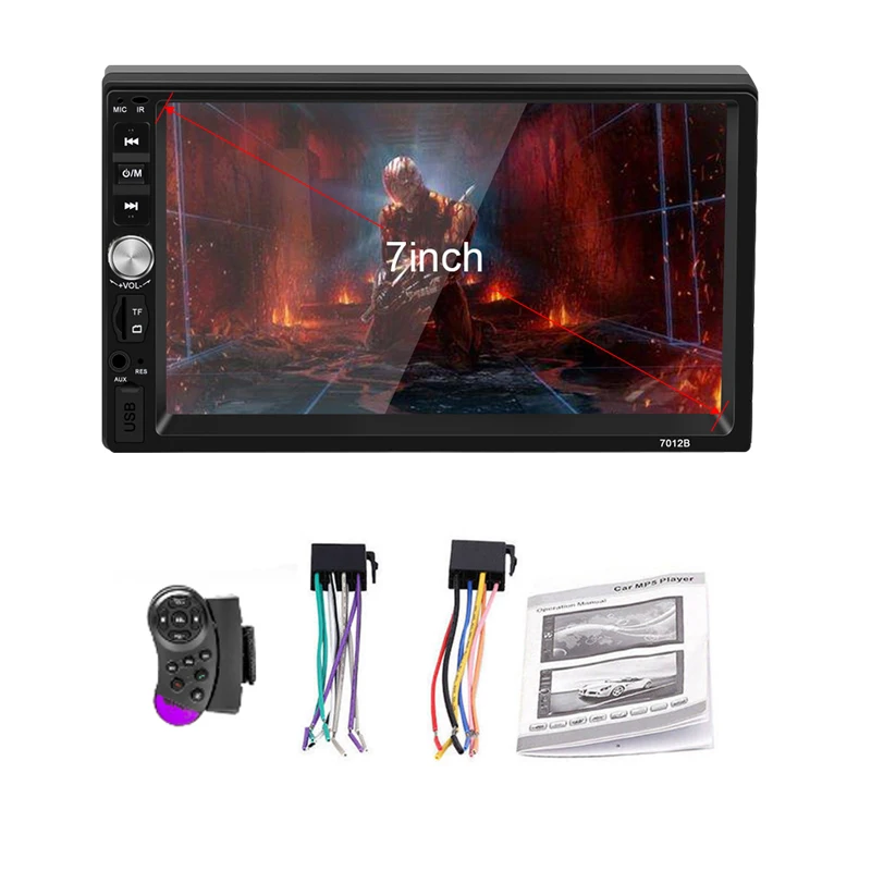 Автомобильный Mp5 7012b Универсальный Bluetooth Радио стерео 2 Din мультимедиа HD видео плеер с управлением руля 
Автомобильный Mp5 7012b Универсальный Bluetooth Радио стерео 2 Din мультимедиа HD видео плеер с управлением руля