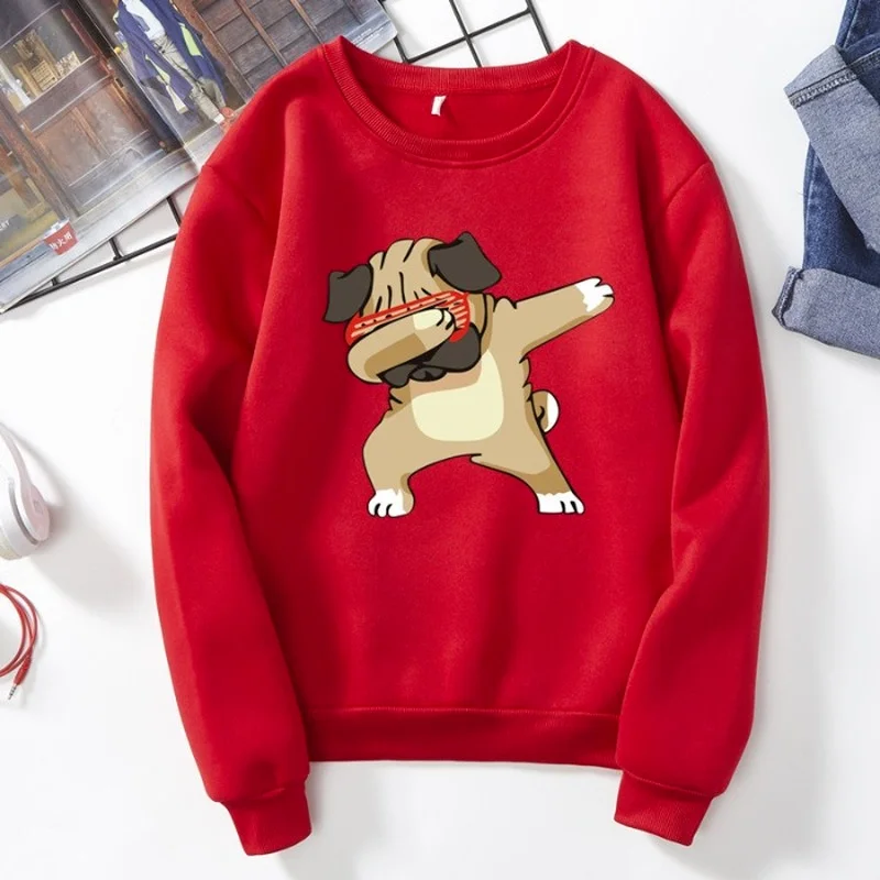 HZVZ 2021 New Long-sleeved European and American Trend Dance Dog Shar Pei Dog Dance Round Neck Sweater for Men and Women Couples
HZVZ 2021 New Long-sleeved European and American Trend Dance Dog Shar Pei Dog Dance Round Neck Sweater for Men and Women Couples