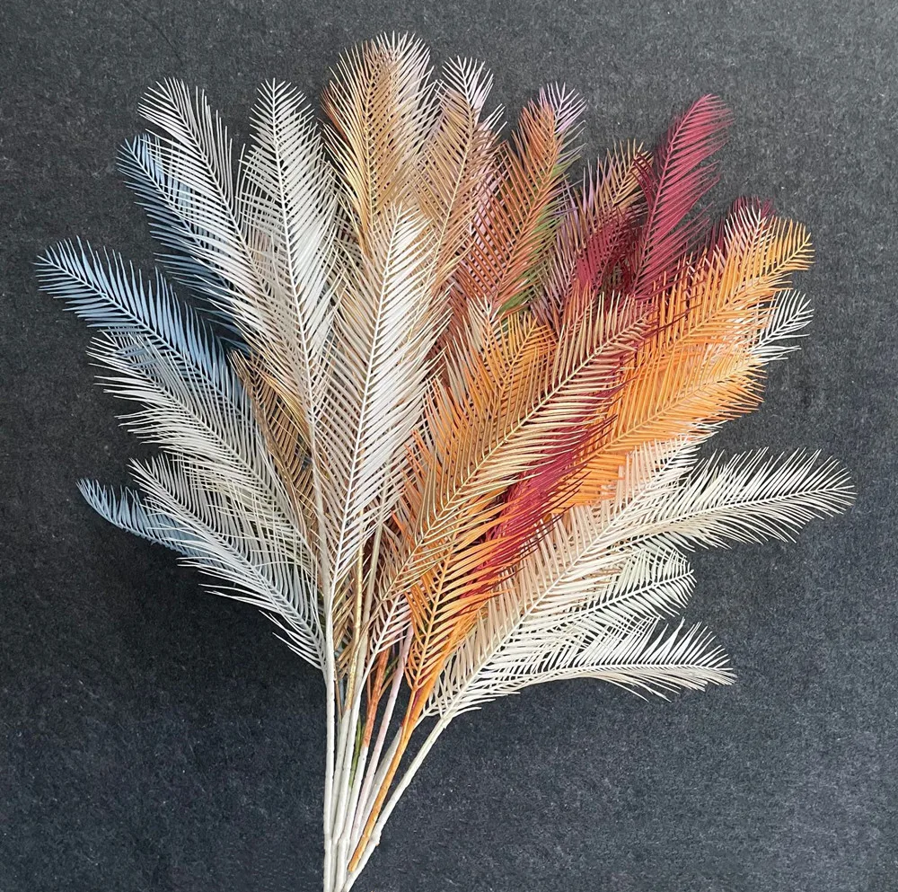 105cm 5Forks 8 Color New Arrival Artificial Sago Cycas Leaf Plant Large Feather Leaf Wedding Party Decoration
105cm 5Forks 8 Color New Arrival Artificial Sago Cycas Leaf Plant Large Feather Leaf Wedding Party Decoration