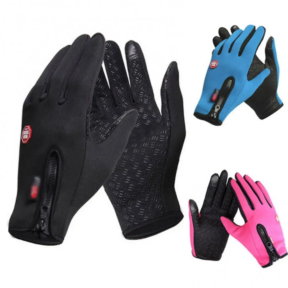 Men Women Windproof Zipper Touch Screen Gloves Ski Snow Motorcycle Warm Mittens
Men Women Windproof Zipper Touch Screen Gloves Ski Snow Motorcycle Warm Mittens