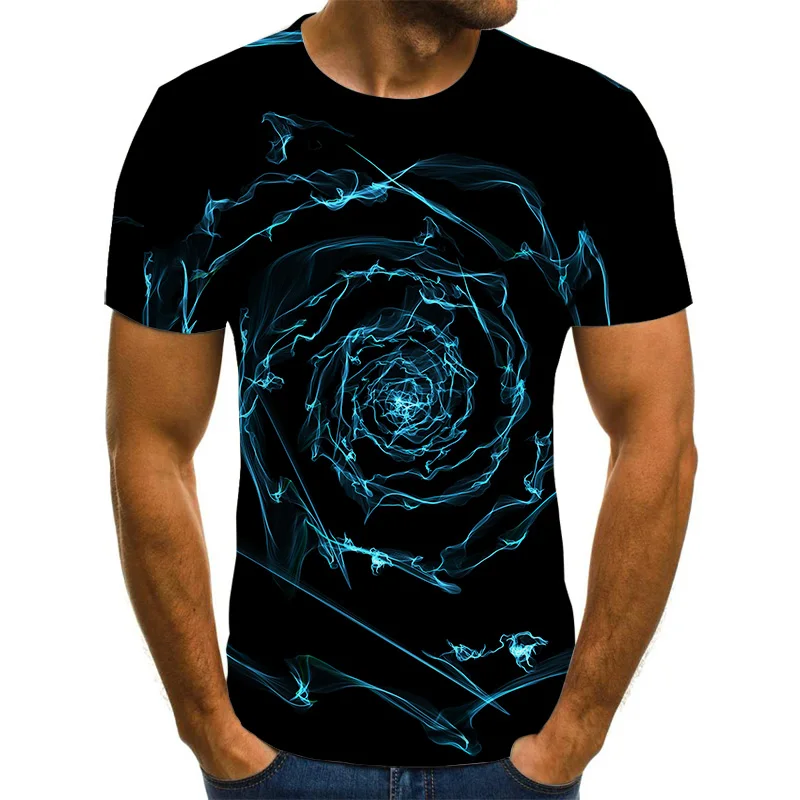 Fun 3D men's T-shirt black three-dimensional graphic T-shirt men's casual tops summer fashion O-neck shirt plus size streetwear
Fun 3D men's T-shirt black three-dimensional graphic T-shirt men's casual tops summer fashion O-neck shirt plus size streetwear