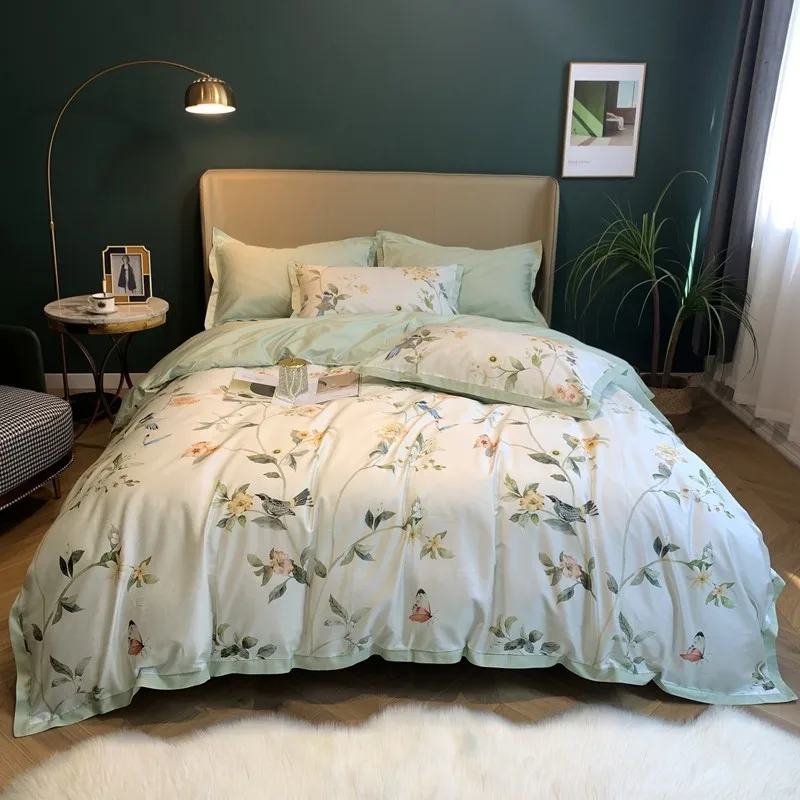 Birds Floral Duvet Cover set HD print Chic Blooming Trees Branches Egyptian Cotton Bedding Bed sheet Pillowcases Queen King size
Birds Floral Duvet Cover set HD print Chic Blooming Trees Branches Egyptian Cotton Bedding Bed sheet Pillowcases Queen King size