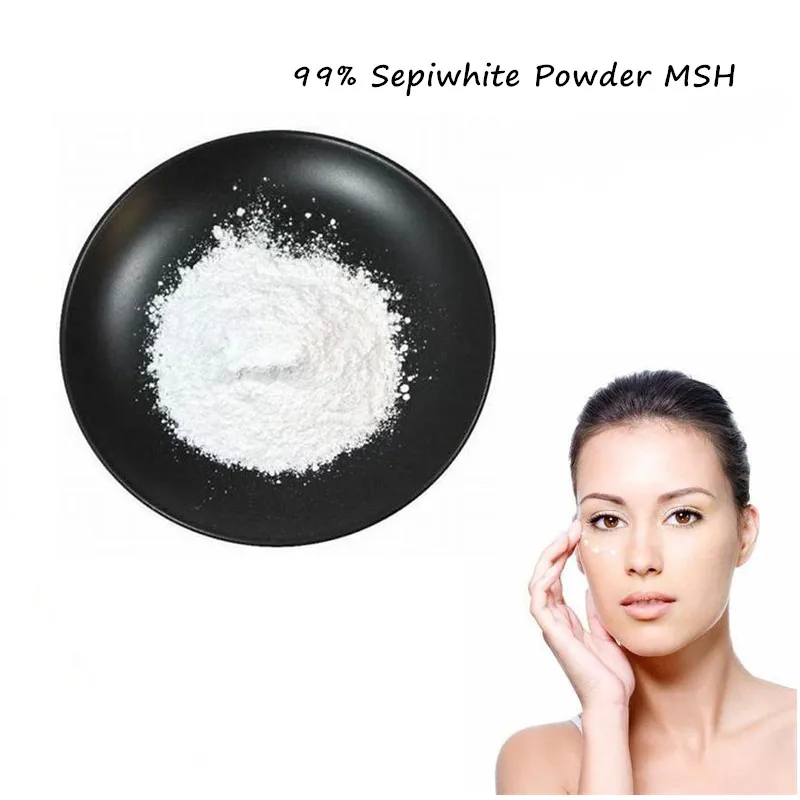 Hot sale 99% Sepiwhite Powder for skin whitening MSH Cream Supplement face reduce spots Cosmetic Antioxidant Anti-Wrinkle
Hot sale 99% Sepiwhite Powder for skin whitening MSH Cream Supplement face reduce spots Cosmetic Antioxidant Anti-Wrinkle