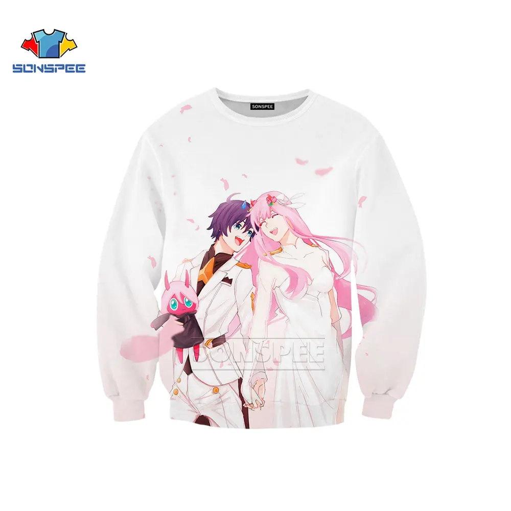 SONSPEE Darling In The Franxx Anime Sweatshirt New Men Women Hoodies Print Cute Harajuku Cute Sleeve Fashion Top O Neck Pullove
SONSPEE Darling In The Franxx Anime Sweatshirt New Men Women Hoodies Print Cute Harajuku Cute Sleeve Fashion Top O Neck Pullove