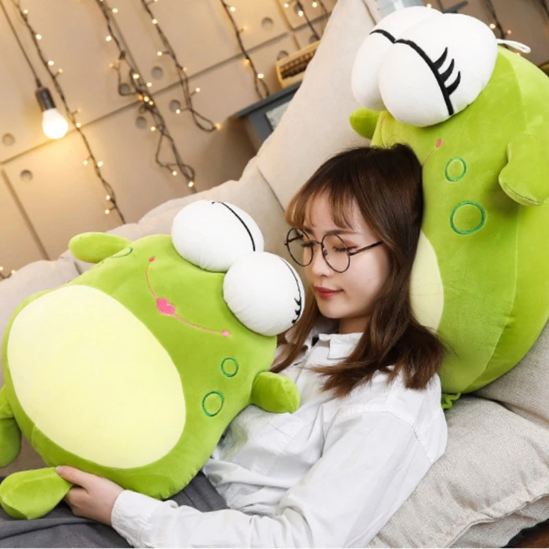 Tasteless Soft PP Cotton Baby Toy Plush Frog Sleeping Pillow for Baby,Decoration Doll Kids Gift 066B 
Tasteless Soft PP Cotton Baby Toy Plush Frog Sleeping Pillow for Baby,Decoration Doll Kids Gift 066B
