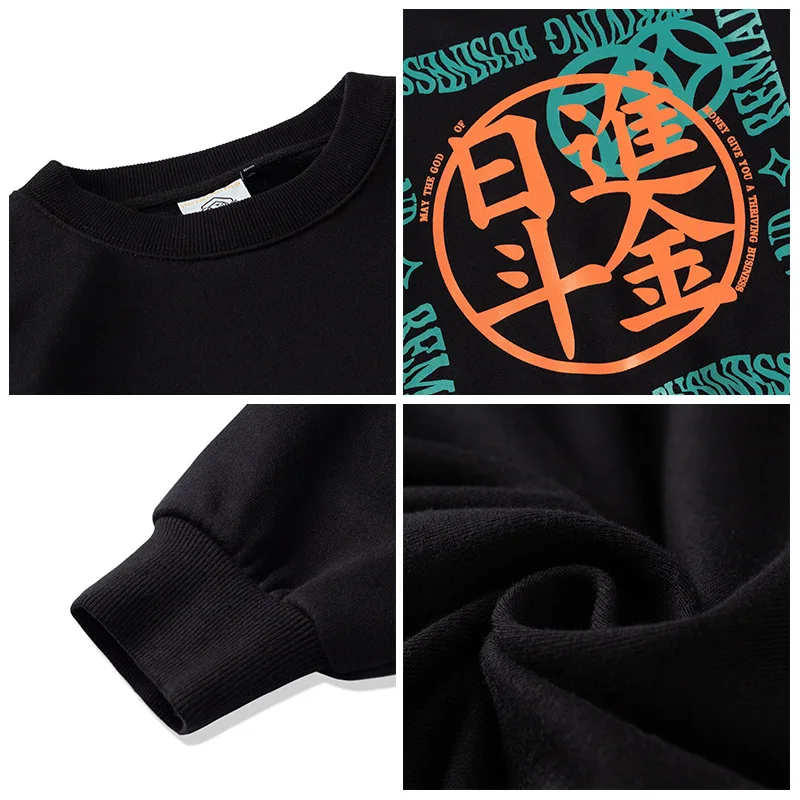 Sweater men's spring 2021 new pullover sweater round neck printing loose men's shirt
Sweater men's spring 2021 new pullover sweater round neck printing loose men's shirt