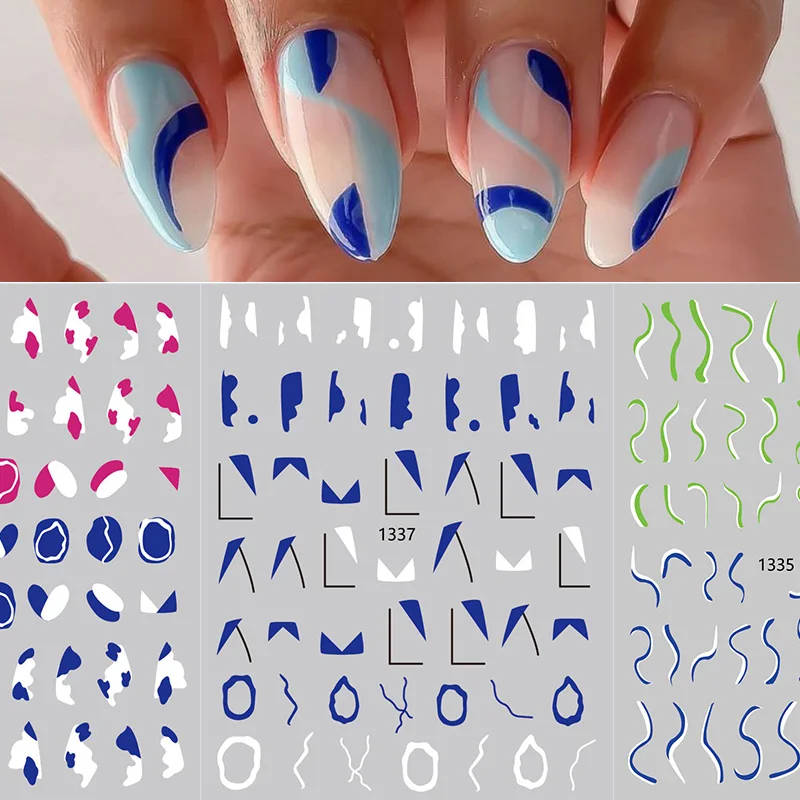 3d-графические волнистые французские наклейки для ногтей, наклейки для ногтей, абстрактные линии, полоски, красочные, белые, черные точки, ук...
3d-графические волнистые французские наклейки для ногтей, наклейки для ногтей, абстрактные линии, полоски, красочные, белые, черные точки, ук...