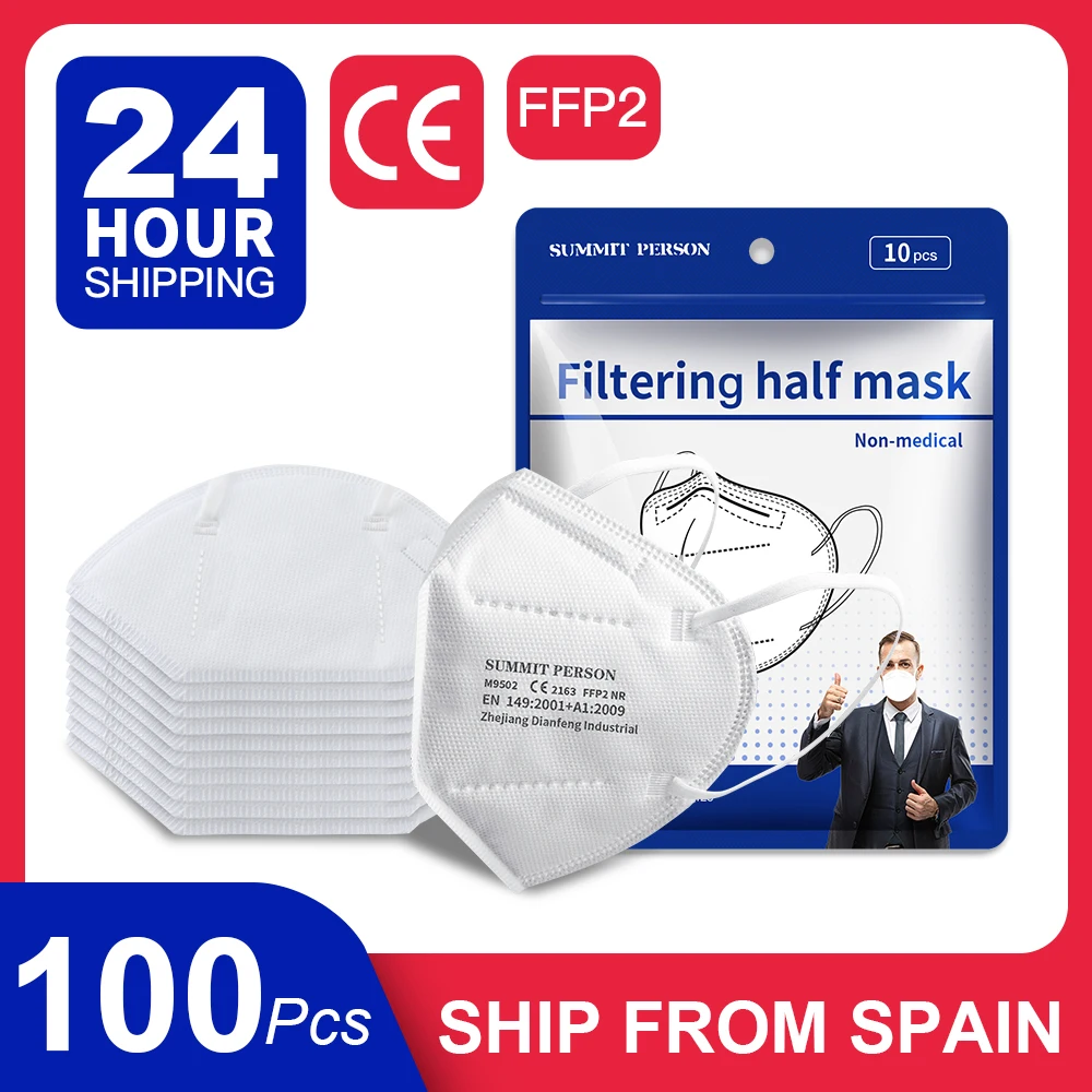 Маски FFP2 с фильтром гигиенические KN95 fpp2 10-100 шт. - купить по выгодной цене |