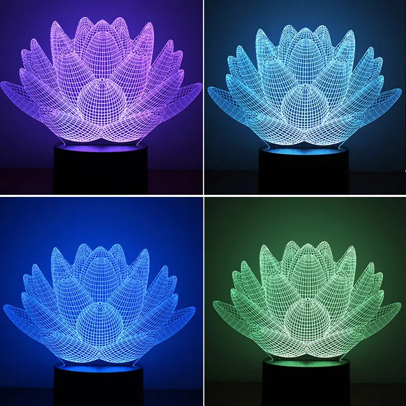 USB Powered LED Night Light 3D Lotus Colorful Night Lamp Bedroom Indoor Home Decoration Holiday Lighting Table Lamp
USB Powered LED Night Light 3D Lotus Colorful Night Lamp Bedroom Indoor Home Decoration Holiday Lighting Table Lamp