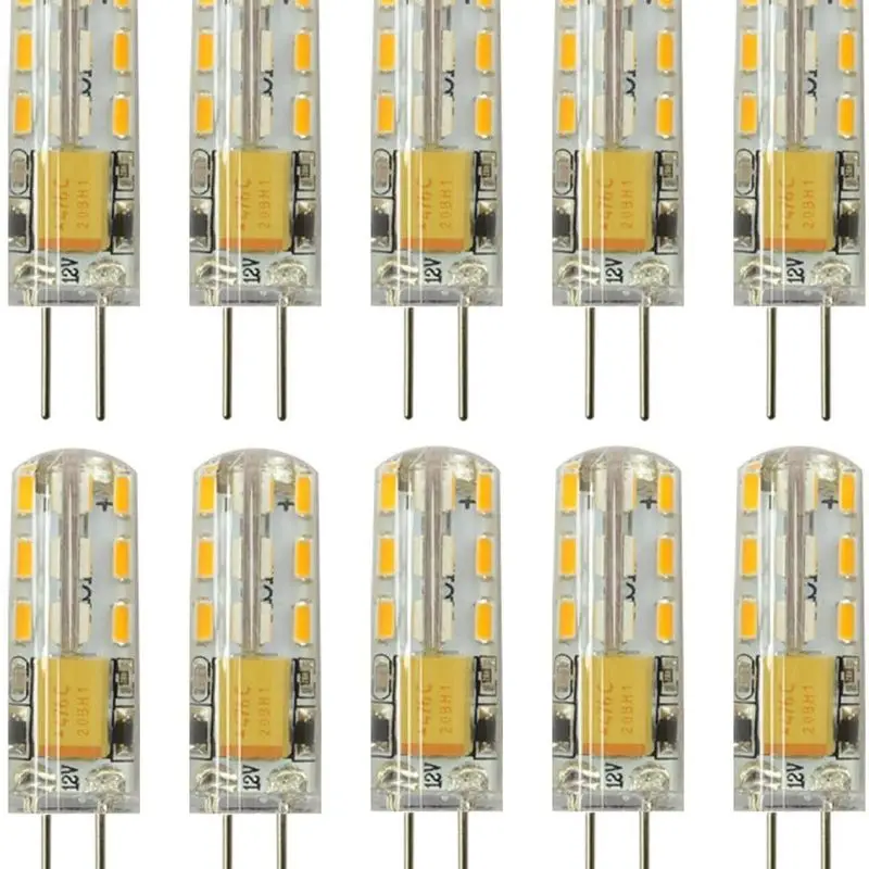 

Yiastar G4 LED Bulb G4 Ampoule Lampe Spot 3014 SMD 24 LEDs 20W Bulb Equivalent 1.5W Pour Maison 360 Degree 10pack
