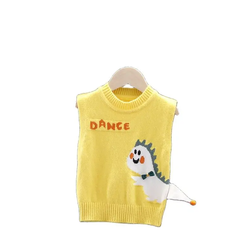 New Boys and Girls Spring and Autumn Fashion Casual Printing Round Neck Sweater Vest Children Clothes 1-5Y
New Boys and Girls Spring and Autumn Fashion Casual Printing Round Neck Sweater Vest Children Clothes 1-5Y