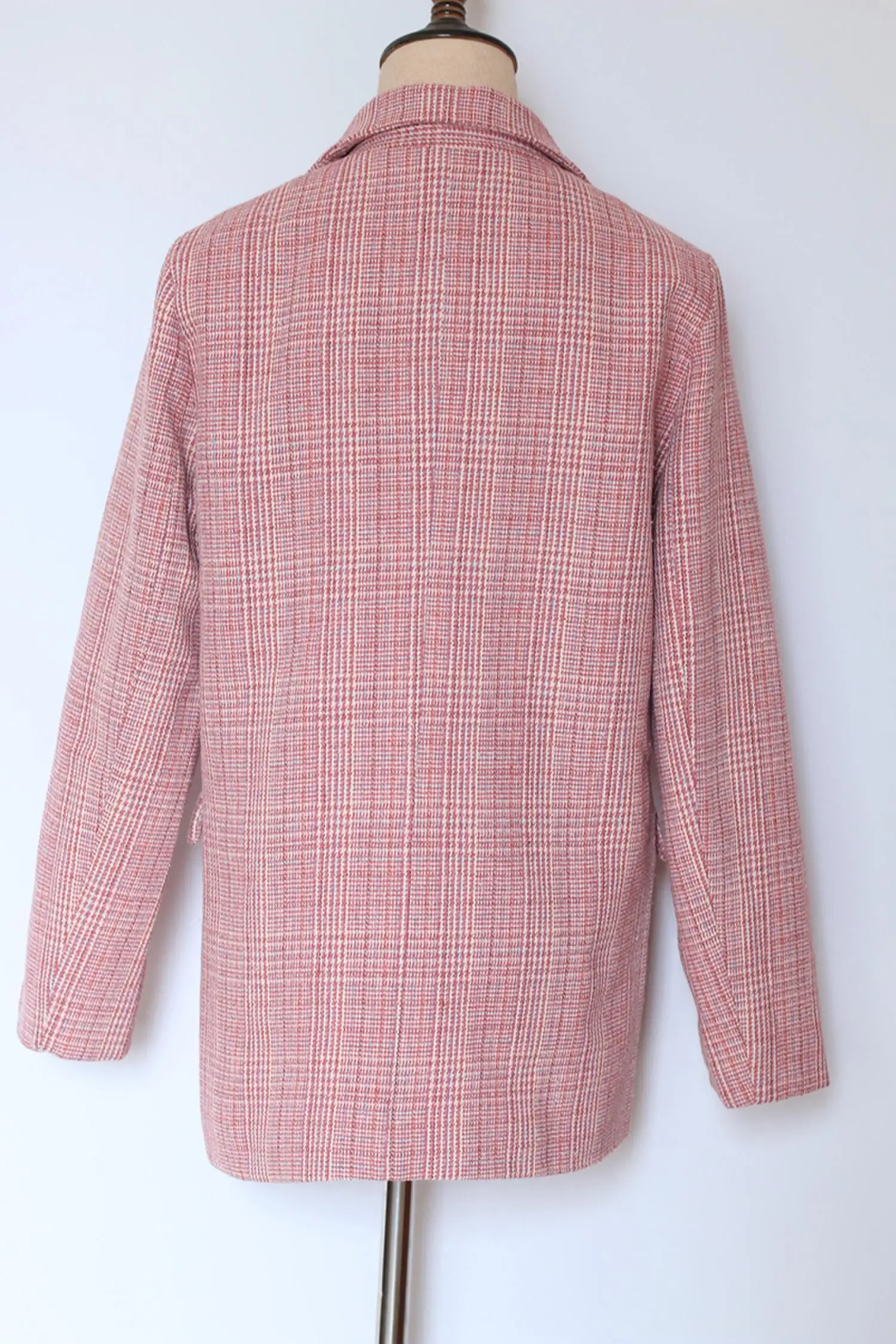 New Suits Female Vintage Autumn Notched Collar Plaid Women Blazer Breasted Jacket Casual Pockets Womens Suits Coat Blazers Suits 
New Suits Female Vintage Autumn Notched Collar Plaid Women Blazer Breasted Jacket Casual Pockets Womens Suits Coat Blazers Suits