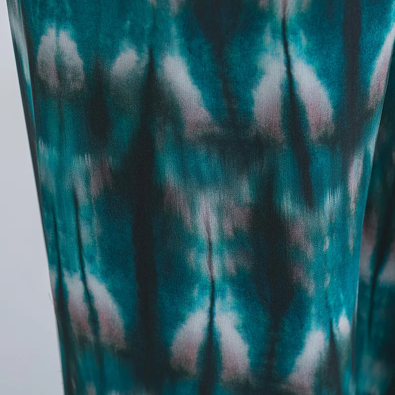 VOA 12m/m Silk Painted Trousers K1373 Double-layer Georgie stacked Elegant Breathable Streetwear Women Wide Leg Pans spring 2021
VOA 12m/m Silk Painted Trousers K1373 Double-layer Georgie stacked Elegant Breathable Streetwear Women Wide Leg Pans spring 2021