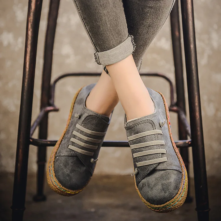NAUSKNAUSK/Женская обувь на плоской подошве Женская Осенняя повседневная со