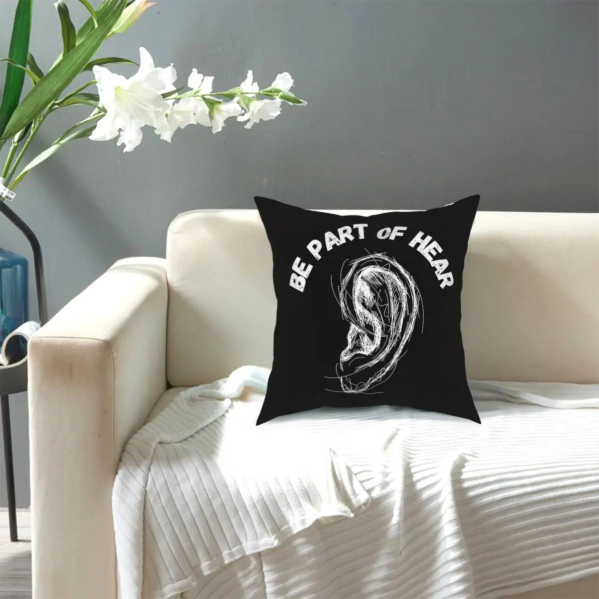 Be Part Of Hear Hearing Impaired Square Pillow Case Polyester Throw Pillow Vintage Cushion Covers
Be Part Of Hear Hearing Impaired Square Pillow Case Polyester Throw Pillow Vintage Cushion Covers