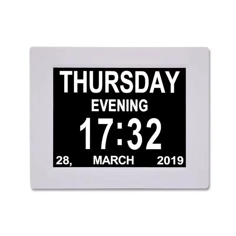 LED Digital Clock Calendar Day Home Decor Day/Week/Month/Year for Adolescent/ Elderly Dementia/Vision Impairment Support Night
LED Digital Clock Calendar Day Home Decor Day/Week/Month/Year for Adolescent/ Elderly Dementia/Vision Impairment Support Night