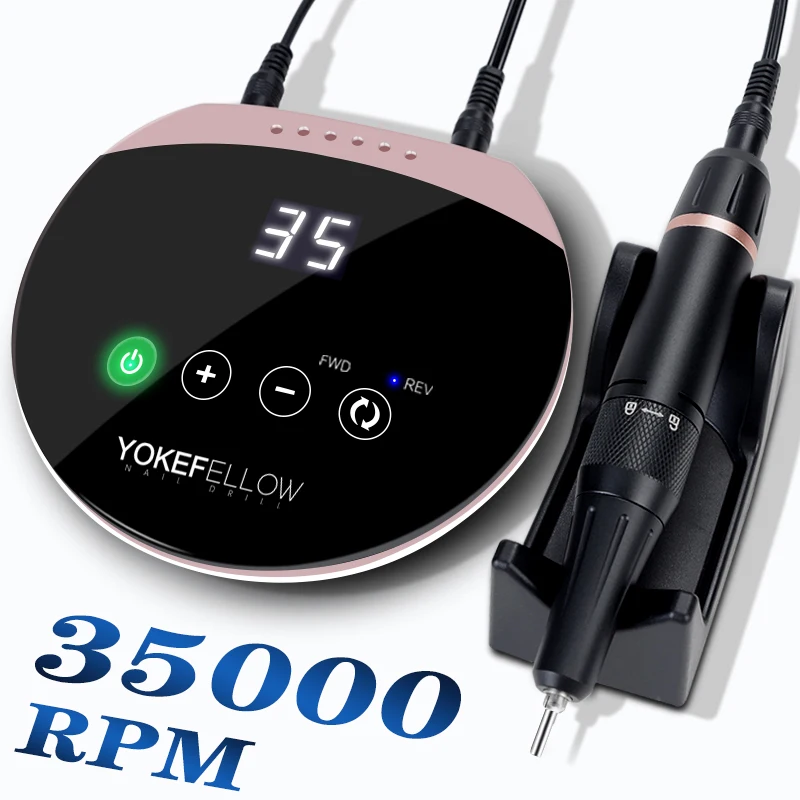 35000RPM Electric Nail Drill Manicure Machine For All Nail Gel Polish Efile Nail Sander Original Box Nail Art Salon Equipment
35000RPM Electric Nail Drill Manicure Machine For All Nail Gel Polish Efile Nail Sander Original Box Nail Art Salon Equipment