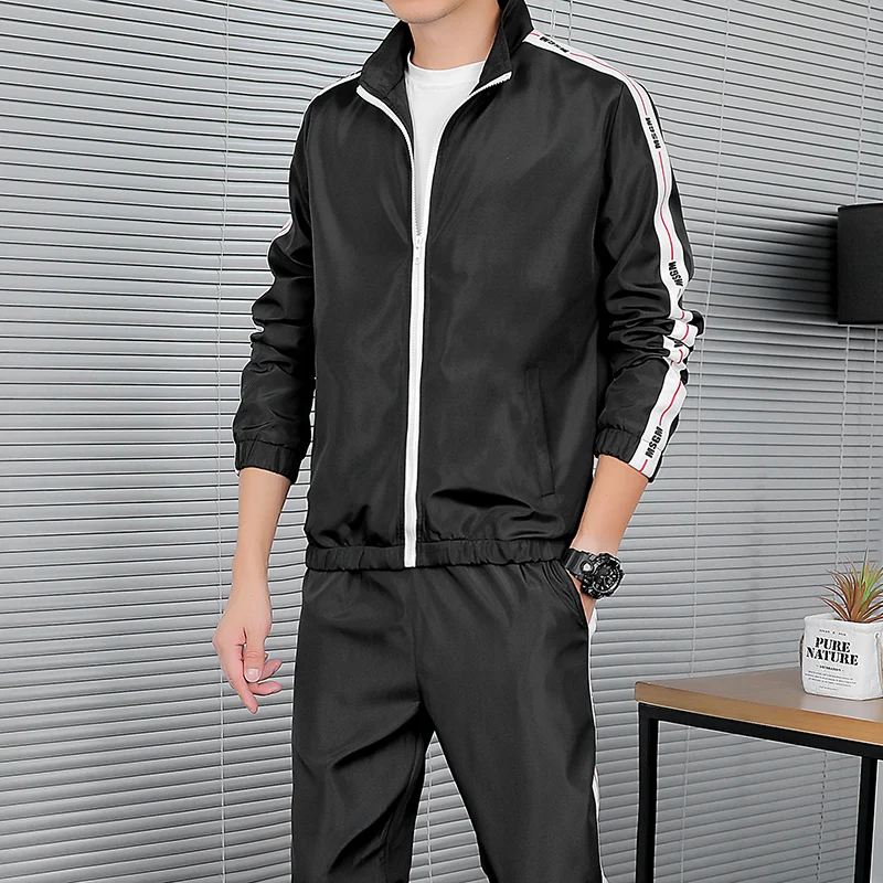 Men Sportwear Set Hip Hop Spring Autumn Two Pieces Tracksuit Casual 2021 Fashion Korean Clothing Patchwork Sets
Men Sportwear Set Hip Hop Spring Autumn Two Pieces Tracksuit Casual 2021 Fashion Korean Clothing Patchwork Sets