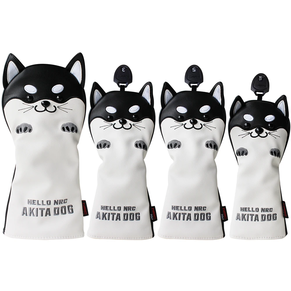 Чехол для головы гольфа милый чехол гольф-клуба Akita водителя фарватера гибридный