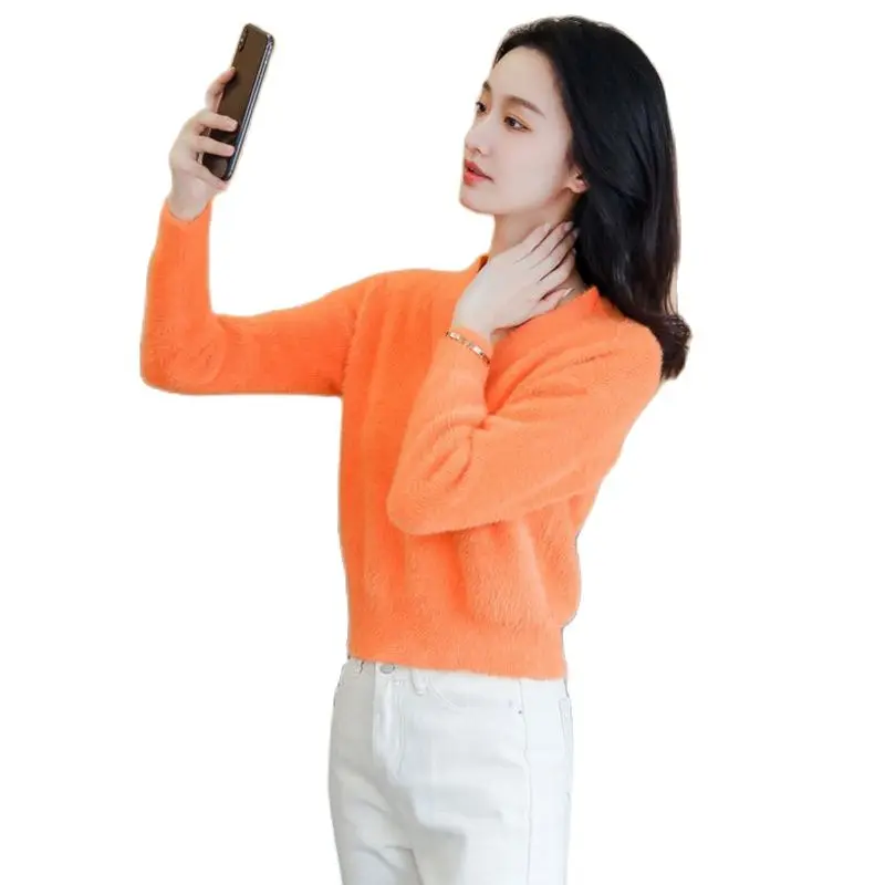Sweaters,Woman Sweater,Sweater Woman,Autumn Women's Sweater, Solid Color Pullover, V-Neck,Stretch,Elasticized Waist,Slim Version
Sweaters,Woman Sweater,Sweater Woman,Autumn Women's Sweater, Solid Color Pullover, V-Neck,Stretch,Elasticized Waist,Slim Version