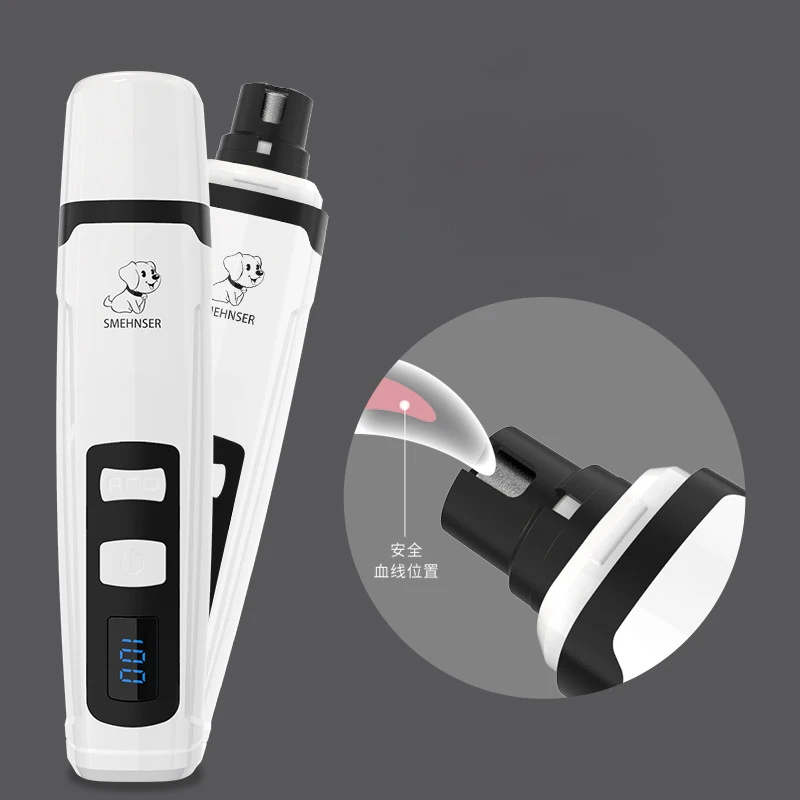 Electric Pet Nail Polisher Clippers for Dog Nail Grinders Rechargeable Pet Quiet Cat Paws Nail Grooming Trimmer Tools
Electric Pet Nail Polisher Clippers for Dog Nail Grinders Rechargeable Pet Quiet Cat Paws Nail Grooming Trimmer Tools