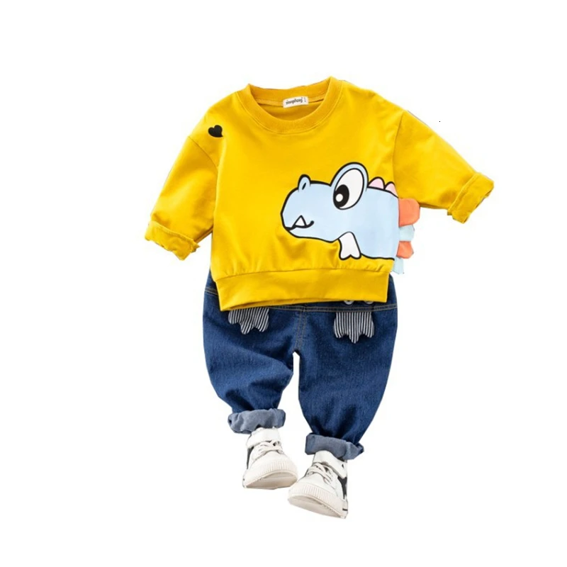 Baby Girls Boys Clothing 2020 Spring Toddler Children Clothes Suit Cotton Dinosaur Kid T Shirt Pants 2Pcs/Sets Infant Tracksuits
Baby Girls Boys Clothing 2020 Spring Toddler Children Clothes Suit Cotton Dinosaur Kid T Shirt Pants 2Pcs/Sets Infant Tracksuits