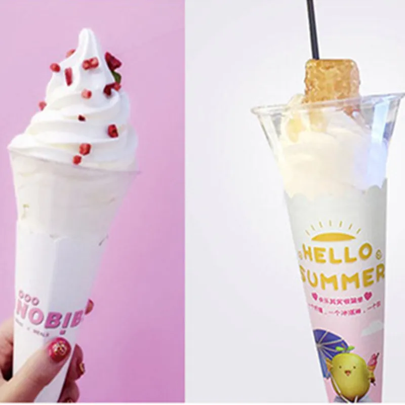 100pcs Net red ice cream dessert cup brithday party favors creative 200ml small cake pastry clear plastic cups with paper tube
100pcs Net red ice cream dessert cup brithday party favors creative 200ml small cake pastry clear plastic cups with paper tube