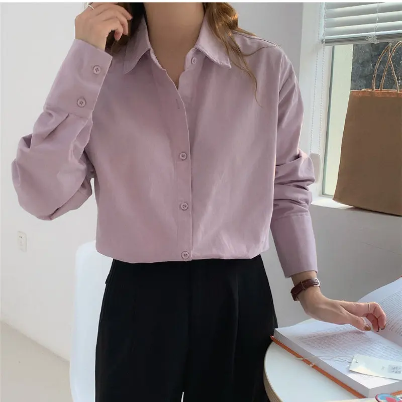 HziriP Stylish Blouse Brief Hot Office Lady Basic Elegance 2021 Korean Loose Fashion Slimming Work Wear Women Gentle Shirts
HziriP Stylish Blouse Brief Hot Office Lady Basic Elegance 2021 Korean Loose Fashion Slimming Work Wear Women Gentle Shirts