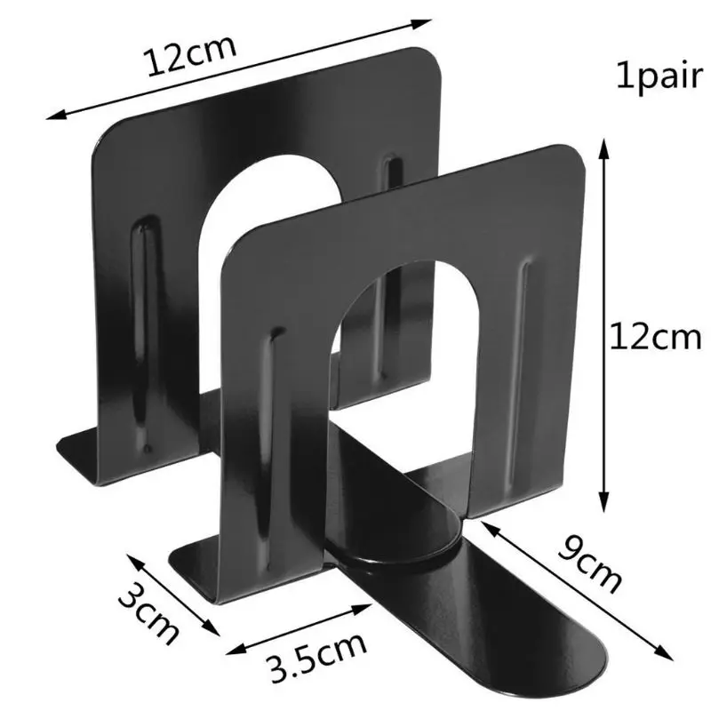 Simple Style Metal Bookends Iron Support Holder Nonskid Desk Stands For Books Q1JC
Simple Style Metal Bookends Iron Support Holder Nonskid Desk Stands For Books Q1JC