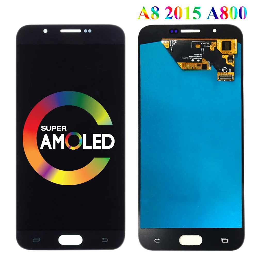 A8 2015 Super AMOLED For Samsung Galaxy A8 A800 LCD Display Touch Screen Digitizer A8000 A8000F Ekran Assembly Replacement Parts
A8 2015 Super AMOLED For Samsung Galaxy A8 A800 LCD Display Touch Screen Digitizer A8000 A8000F Ekran Assembly Replacement Parts