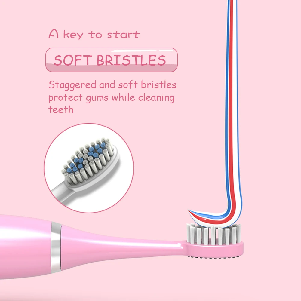 Children Sonic Electric Toothbrush For Kids Oral care Rotation Vitality Cartoon Oral Health Soft Tooth Brush Battery Powered
Children Sonic Electric Toothbrush For Kids Oral care Rotation Vitality Cartoon Oral Health Soft Tooth Brush Battery Powered