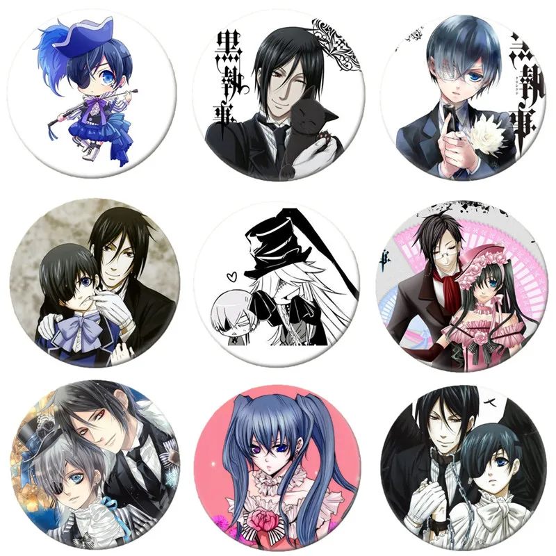 Free Shipping Anime Black Butler Brooch Boys girls Cosplay Badges For Clothes Backpack Decoration Pin Jewelry B029
Free Shipping Anime Black Butler Brooch Boys girls Cosplay Badges For Clothes Backpack Decoration Pin Jewelry B029