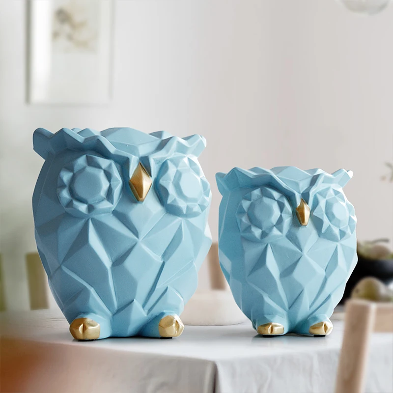 Creative Owl Art Sculpture Simple Geometric Owl Living Room Desktop Decoration Crafts Home Decoration Animal Doll Wedding Gift
Creative Owl Art Sculpture Simple Geometric Owl Living Room Desktop Decoration Crafts Home Decoration Animal Doll Wedding Gift