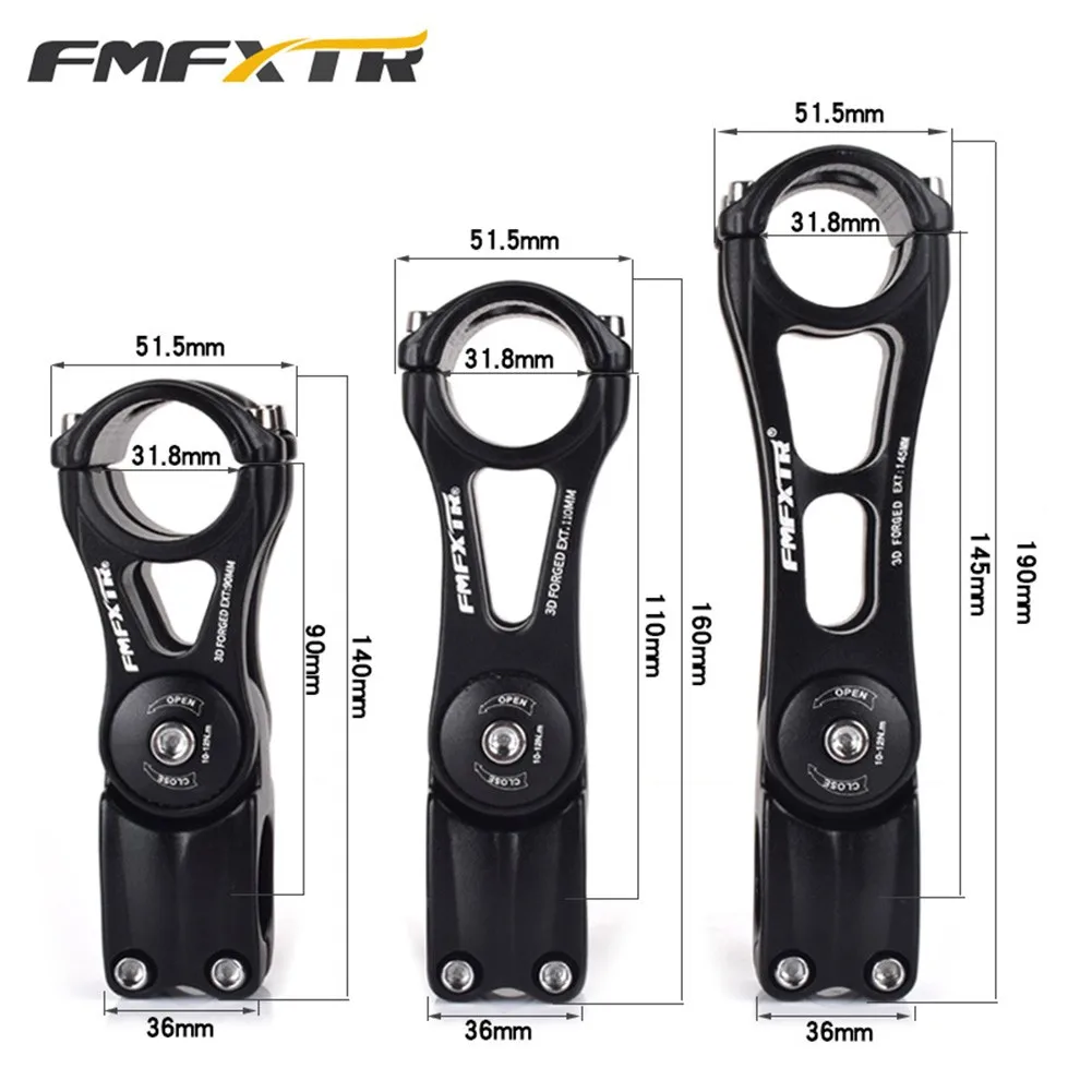 MTB Mountain Bike Stem Road Bicycle Handlebar Fork Riser 31.8mm Adjustable -85 To 85 Degrees Mountain MTB Bicycle Power Parts
MTB Mountain Bike Stem Road Bicycle Handlebar Fork Riser 31.8mm Adjustable -85 To 85 Degrees Mountain MTB Bicycle Power Parts
