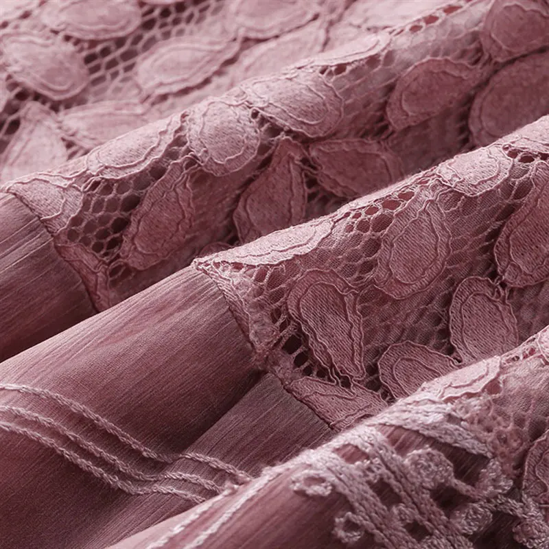 M-4XL New Lace Dress Women Summer 2021 Casual Fashion O-Neck Short Sleeve Embroidery Hollow Out Patchwork Loose Dress
M-4XL New Lace Dress Women Summer 2021 Casual Fashion O-Neck Short Sleeve Embroidery Hollow Out Patchwork Loose Dress